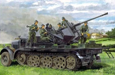 6541  техника и вооружение  Sd.Kfz. 7/2 3,7cm Flak 36 (1:35) 2000000025056