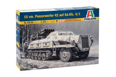 6546  техника и вооружение  15 cm. PANZERWERFER 42 AUF SD.KFZ. 4/1  (1:35) 8001283065467