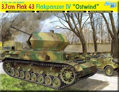 6550  техника и вооружение  3.7cm FlaK 43 Flakpanzer IV "Ostwind"  (1:35) 89195865502
