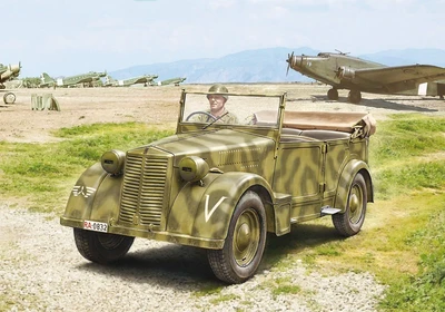 6550  техника и вооружение  Fiat 508 CM Coloniale with Crew  (1:35) 8001283065504