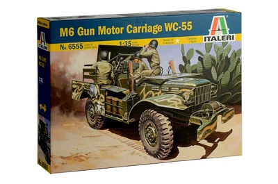 6555  техника и вооружение  M6 Gun Motor Carriage WC-55  (1:35) 8001283065559