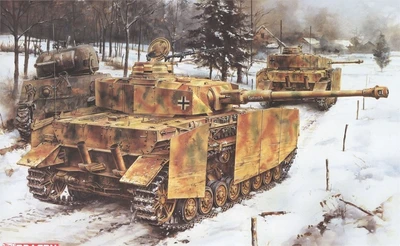 6556  техника и вооружение  Pz.Kpfw. IV Ausf. J Mid Production (August - September 1944)  (1:35) 89195865564