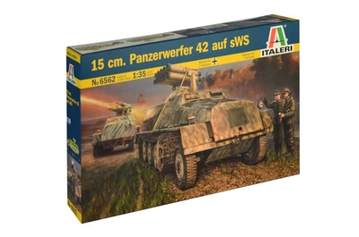 6562  техника и вооружение  15 cm. Panzerwerfer 42 auf sWS  (1:35) 8001283065627