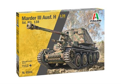 6566  техника и вооружение  Marder III Ausf. H Sd. Kfz.138  (1:35) 8001283065665