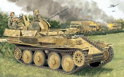 6590  техника и вооружение  Flak 38(t) Ausf. M Late Production (1:35) 2000000025070