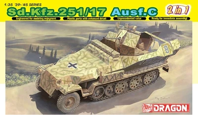 6592  техника и вооружение  БТР Sd.Kfz. 251/17 Ausf.C  (1:35) 89195865922