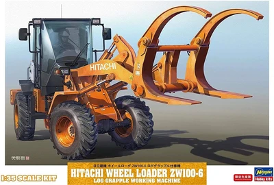66105  техника и вооружение  Hitachi Wheel Loader ZW100-6 Log Grapple Working Machine  (1:35) 2000002214694