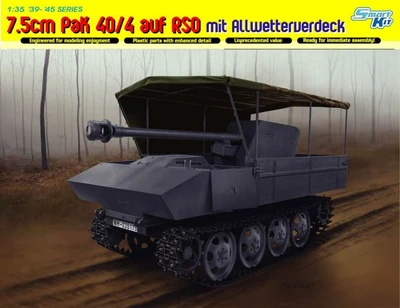 6679  техника и вооружение  САУ  7.5cm PaK 40/4 auf RSO mit Allwetterverdeck  (1:35) 89195866790
