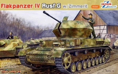6746  техника и вооружение  САУ FlaK 43 Flakpanzer IV "Ostwind" w/Zimmerit (1:35) 89195867469