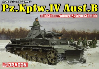 6764  техника и вооружение  Pz.Kpfw.IV Ausf.B mit Schneeräumer System Schmidt (1:35) 89195867643