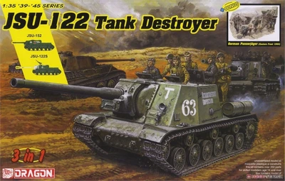 6787  техника и вооружение  JSU-122 Tank Destroyer 3 in 1 (JSU-122, JSU-122S or JSU-152)  (1:35) 89195867872