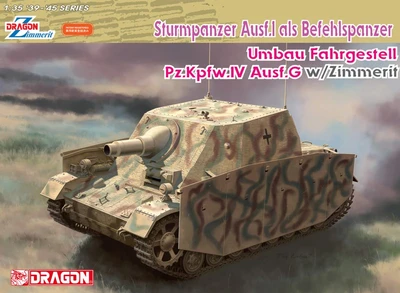 6819  техника и вооружение САУ Sturmpanzer Ausf.I als Befehlspanzer (1:35) 89195868190