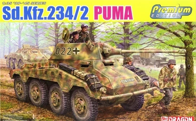 6943  техника и вооружение  Sd.Kfz.234/2 Puma (Premium Edition)  (1:35) 89195869432