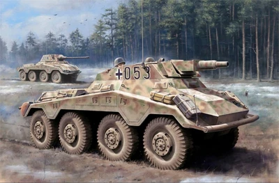 6964  техника и вооружение  Sd.Kfz. 234/3 mit 7.5cm KwK '39-'45 Series Premium Edition  (1:35) 2000002206958