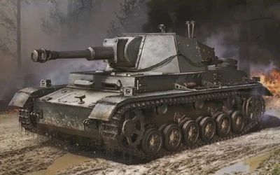 6982  техника и вооружение  Pz.Sfl.IVb 10.5cm le.FH.18/1 Sd.Kfz.165/1 Ausf.A  (1:35) 89195869821