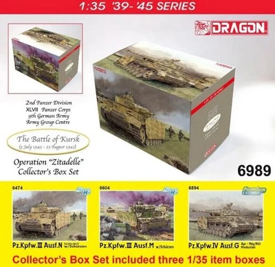 6989  техника и вооружение  Operation ‘Zitadelle’ Collector’s Box Set. The Battle of Kursk  (1:35) 89195869890