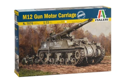 7076  техника и вооружение  САУ M12 Gun Motor Carriagе  (1:72) 8001283070768