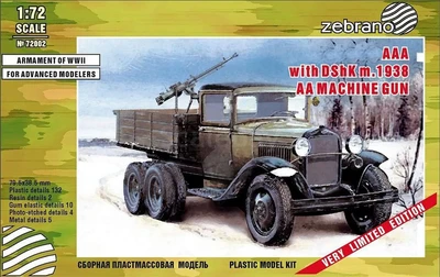 72002  техника и вооружение  Type Г&З- ААА с ДШК-38  (1:72) 2000000168524