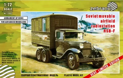 72003  техника и вооружение  Soviet movable airfield radiostation RSB-F  (1:72) 2000000257228