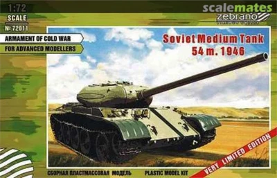 72011  техника и вооружение  Средний Танк 54-1 (1946)  (1:72) 2000000187969