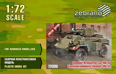 72035  техника и вооружение  Бронеавтомобиль Humber Armored Car Mk.IV  (1:72) 2000000188010