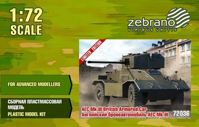 72036  техника и вооружение  Бронеавтомобиль AEC Mk.III  (1:72) 2000000188034