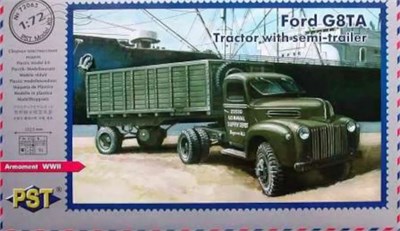 72065  техника и вооружение  Ford G8TA with Semitrailer (1:72) 4544032745356
