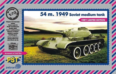72068  техника и вооружение  Танк 54 m. 1949  (1:72) 2000000103013