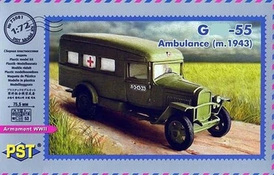 72081  техника и вооружение  Г@З-55 Ambulance (m.1943)  (1:72) 2000000158792