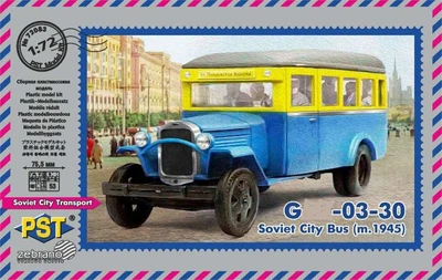 72083  техника и вооружение  Г@З-03-30 Soviet City Bus (m.1945)  (1:72) 2000002046417