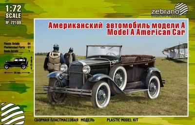 72109  техника и вооружение  Американский автомобиль модели А  (1:72) 2000000103235