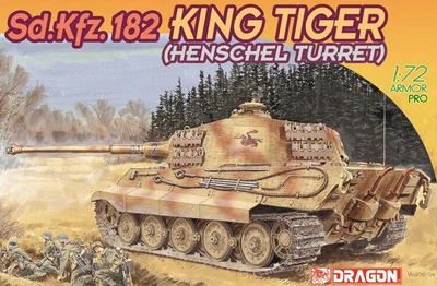 7246  техника и вооружение Pz.VI ausf.B Sd.Kfz.182 Kingtiger Henschel tur.  (1:72) 89195872463