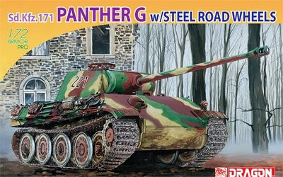 7339  техника и вооружение  Sd.Kfz. 171 Panther G w/Steel Road Wheels  (1:72) 89195873392
