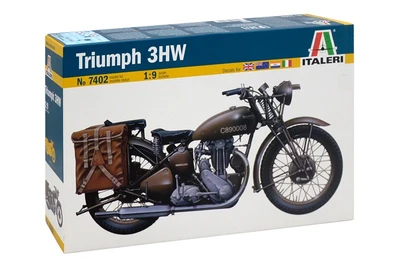 7402  техника и вооружение  Мотоцикл TRIUMPH 3HW  (1:9) 8001283074025