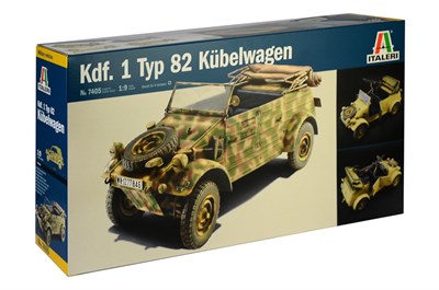 7405  техника и вооружение  Kdf. 1 Typ 82 Kübelwagen  (1:9) 8001283074056