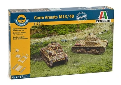 7517  техника и вооружение  Carro Armato M13/40 - FAST ASSEMBLY  (1:72) 8001283075176