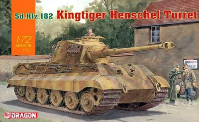 7558  техника и вооружение  Sd.Kfz.182 Kingtiger Henschel Turret  (1:72) 89195875587