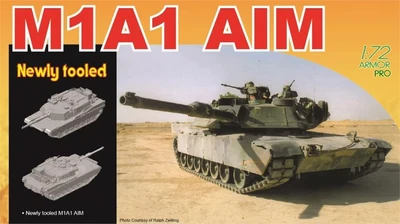 7614  техника и вооружение  M1A1 Abrams AIM  (1:72) 89195876140
