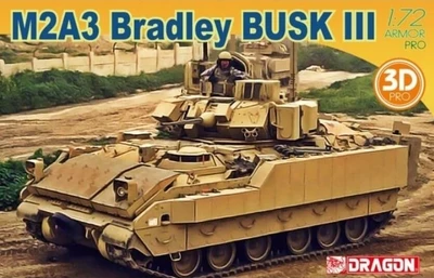 7678  техника и вооружение  M2A3 Bradley BUSK III  (1:72) 89195876782