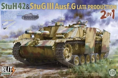 8006  техника и вооружение  StuH42 & Stug III Ausf.G Late Production  (1:35) 4897051422075