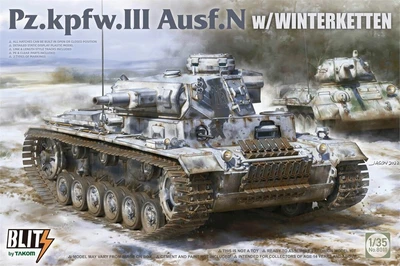 8011  техника и вооружение  Pz.Kpfw. III Ausf N with winterketten  (1:35) 4897051422563
