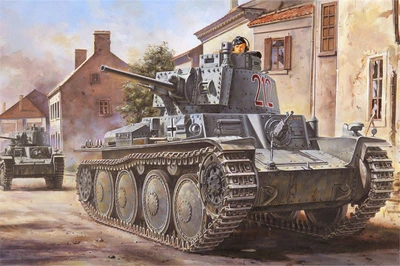 80138  техника и вооружение  German Pz.Kpfw. / Pz.BfWg 38(t) Ausf. B  (1:35) 6939319201386