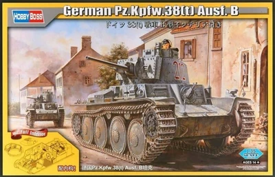 80141  техника и вооружение  German Pz.Kpfw.38(t) Ausf. B w/. Full Interior  (1:35) 6939319201416