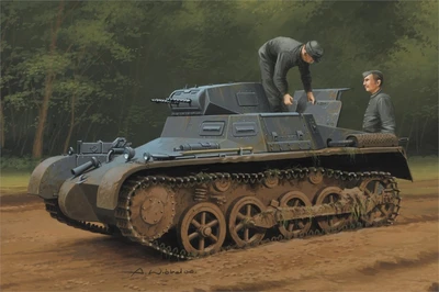 80145  техника и вооружение  German Panzer 1Ausf A Sd.Kfz.101(Early/Late Version)   (1:35) 6939319201454