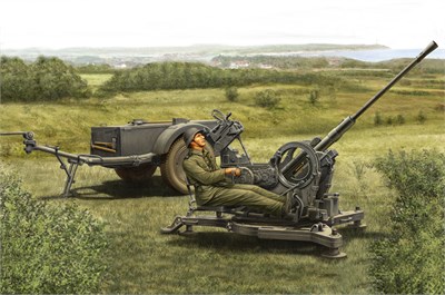 80148  техника и вооружение  2cm Flak38 Late Version/Sd.Ah51  (1:35) 6939319201485