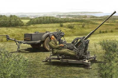 80148  техника и вооружение  2cm Flak38 Late Version/Sd.Ah51  (1:35) 6939319201485