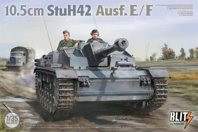 8016  техника и вооружение  10.5cm StuH42 Ausf. E/F  (1:35) 4897051422792