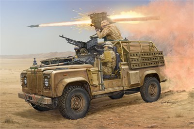 82447  техника и вооружение  Land Rover WMIK w/ MILAN ATGM  (1:35) 6939319224477
