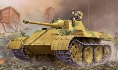 82460  техника и вооружение  German VK1602 Leopard  (1:35) 6939319224606