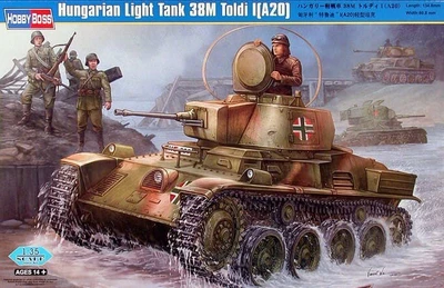 82477  техника и вооружение  Hungarian Light Tank 38M Toldi I (A20)  (1:35) 6939319224774